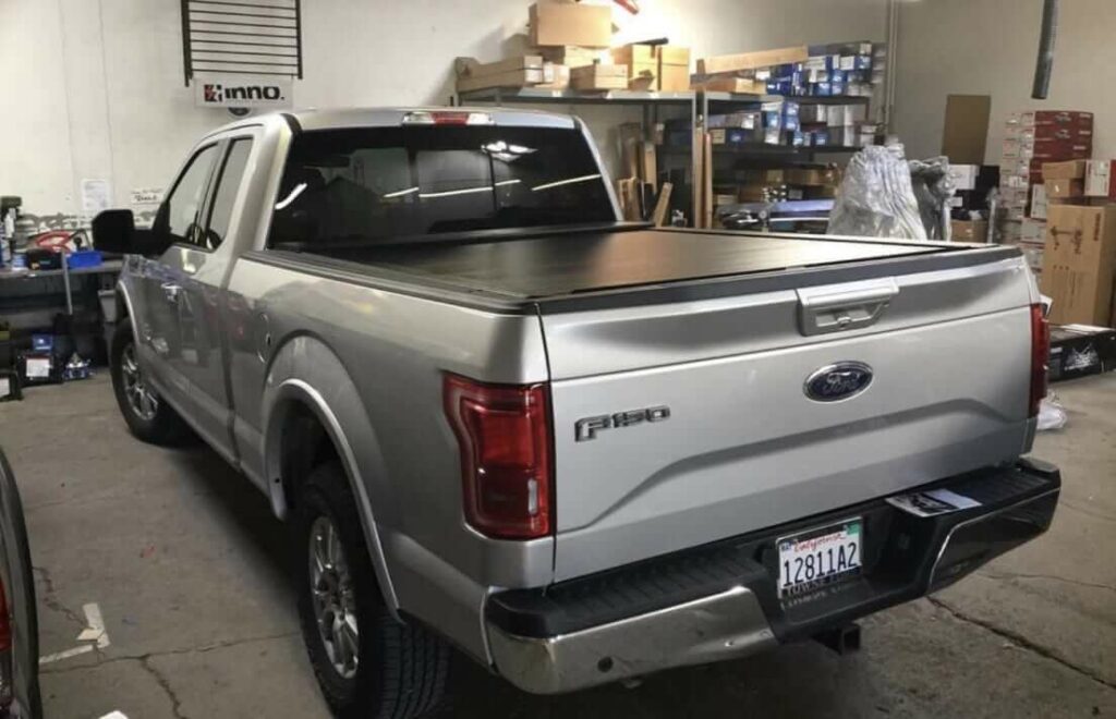 Ford F-150 truck outfitted with RetraxONE XR Tonneau Cover