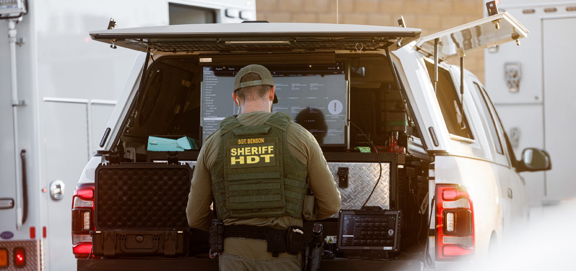 SmartCap first responder truck build